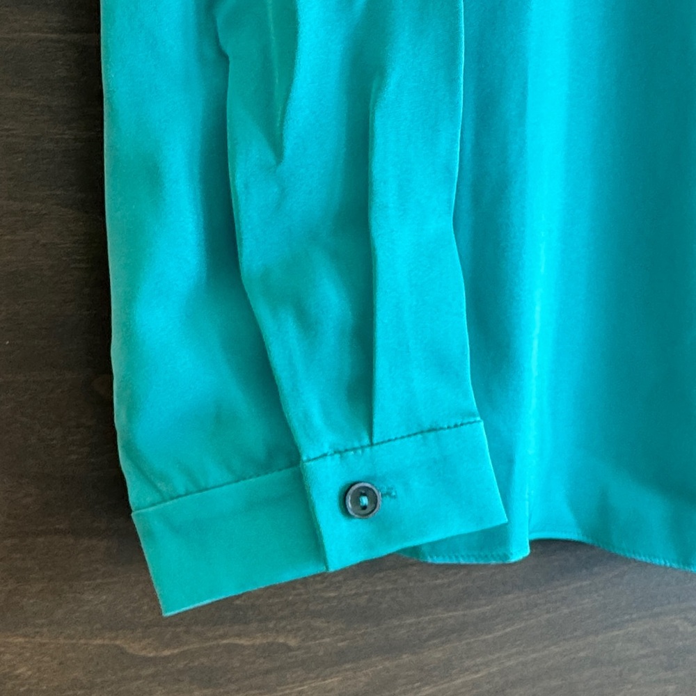 Kobi Halperin Elegant Teal Women's Top - Picture 5 of 9